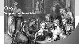  Presentation with give birth to - Cool new slide deck with little-thomas-is-given backdrop and a gray colored foreground