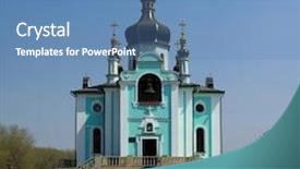  Presentation with name - Amazing slides having liturg - church in the name backdrop and a  colored foreground