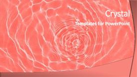  Presentation with abstract water color - Beautiful slide deck featuring live - design trends concept - abstract backdrop and a coral colored foreground