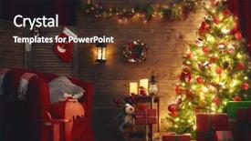  Presentation with happy holiday - Presentation design having live - happy holiday a beautiful living background and a tawny brown colored foreground