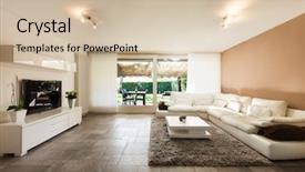  Presentation with apartment - Amazing slide set having live - interior beautiful apartment luxurious living backdrop and a soft green colored foreground