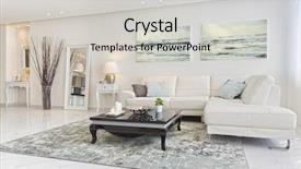  Presentation with luxury - Colorful presentation theme enhanced with live - luxury modern living room backdrop and a light gray colored foreground