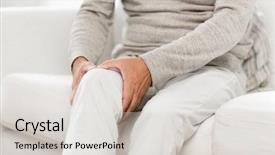  Presentation with health care static - Presentation with live bad - people health care and problem background and a light gray colored foreground