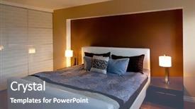  Presentation with bedroom modern - PPT theme having live bamboos - modern contemporary apartment bedroom interior background and a gray colored foreground