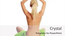  Presentation with spa - Beautiful slides featuring blur people shopping in local street market with colorful bokeh and sun light abstract background travel and business concept backdrop and a coral colored foreground