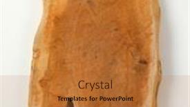  Presentation with live - Presentation featuring live-edge-wooden-cutting background and a gold colored foreground