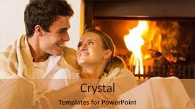  Presentation with romantic birthday couple celebrate - Colorful presentation enhanced with live fire - lovely couple spend a romantic backdrop and a gold colored foreground