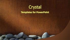  Presentation with rock wall - Slides featuring live templates - copper wall border with rover background and a wine colored foreground