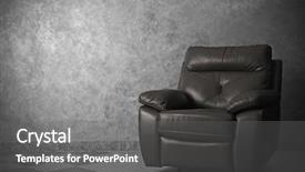  Presentation with leather - Amazing PPT layouts having live templates - modern leather chair backdrop and a gray colored foreground