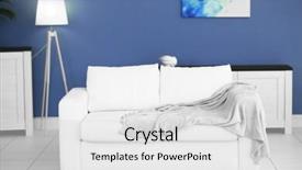  Presentation with living room - Colorful PPT layouts enhanced with live templates - modern living room interior backdrop and a light gray colored foreground