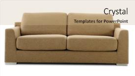  Presentation with live - PPT theme having live templates - modern sofa background and a coral colored foreground