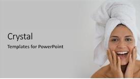  Presentation with turban - Audience pleasing PPT theme consisting of live templates - template stunning natural beauty smiling backdrop and a light gray colored foreground