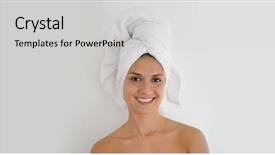  Presentation with beauty - Theme consisting of live templates - template stunning natural beauty smiling background and a light gray colored foreground