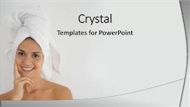  Presentation with beauty - Slides having live templates - template stunning natural beauty smiling background and a white colored foreground