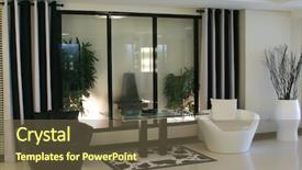  Presentation with modern elegant - Slides featuring live theme - living room waiting room background and a  colored foreground