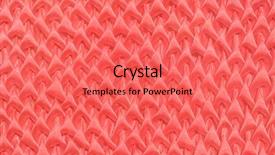  Presentation with living coral - Audience pleasing PPT theme consisting of live templates - silk texture in the trendy backdrop and a coral colored foreground