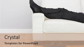  Presentation with low angle view of fictitious - Presentation enhanced with live well - low section side view background and a coral colored foreground