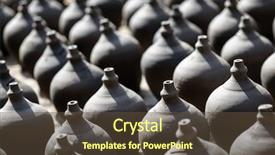  Presentation with pottery - Amazing slides having livelihood - pottery drying in the sun backdrop and a tawny brown colored foreground