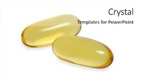  Presentation with vitamin - Presentation consisting of liver diseases - vitamin pills on white background background and a white colored foreground
