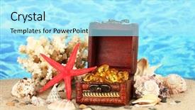  Presentation with liver - Colorful PPT theme enhanced with liver stones - fish oil in the chest backdrop and a arctic colored foreground