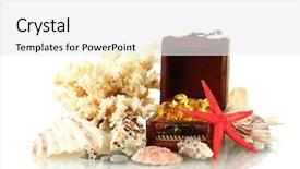  Presentation with liver - Colorful slide deck enhanced with liver stones - fish oil in the chest backdrop and a  colored foreground