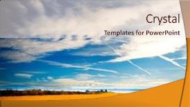  Presentation with wheat - Presentation theme featuring  background and a  colored foreground