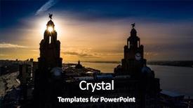  Presentation with britain - Slides enhanced with britain industrial - stunning aerial views background and a black colored foreground