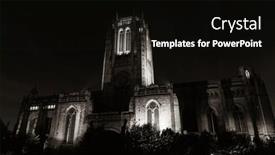  Presentation with historical architecture - Slide set featuring liverpool-anglican-cathedral-historical-architecture background and a black colored foreground