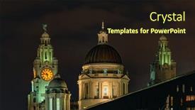  Presentation with historical architecture - PPT layouts enhanced with liverpool-historical-architecture-closeup-view background and a wine colored foreground