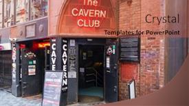  Presentation with venue - Cool new presentation theme with liverpool-uk-august-5-2019 backdrop and a red colored foreground