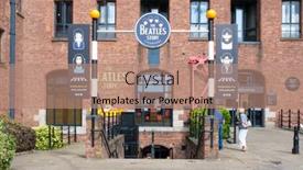  Presentation with story - Cool new presentation with liverpool-uk-august-5-2019 backdrop and a coral colored foreground