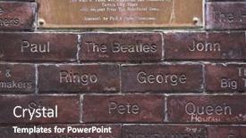  Presentation with fame - Presentation theme having liverpool-uk-june-09-2016 background and a dark gray colored foreground