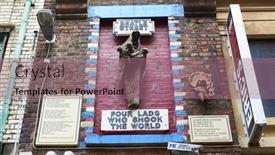  Presentation with tribute - Audience pleasing PPT theme consisting of liverpool-uk-june-09-2016 backdrop and a coral colored foreground