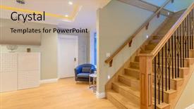  Presentation with story of an hour by kate chopin - Colorful slide deck enhanced with living room interior with hardwood backdrop and a coral colored foreground