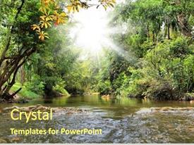 Ppt Rever Background Living Water River In Jungle Thailand PPT template 19 | CrystalGraphics
