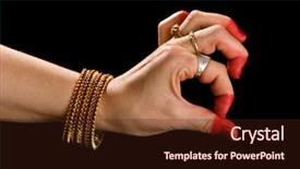  Presentation with indian woman - Colorful presentation design enhanced with lizard of indian classic dance backdrop and a wine colored foreground