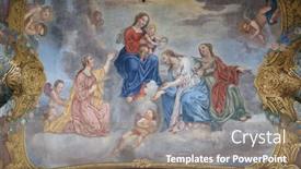  Presentation with baby jesus - Theme having ljubljana-slovenia-june-30-virgin background and a violet colored foreground