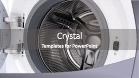  Presentation with open door - Slides consisting of  background and a  colored foreground