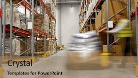  Presentation with loading - PPT theme having loading concept - motion blurred picture background and a coral colored foreground