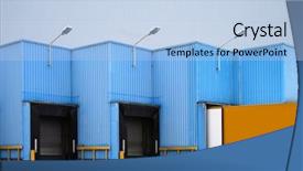  Presentation with ramp - Cool new theme with loading-ramp-for-trucks backdrop and a light blue colored foreground