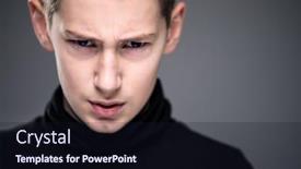  Presentation with aggression - PPT layouts enhanced with loads-of-aggression-fear-anxiety background and a wine colored foreground