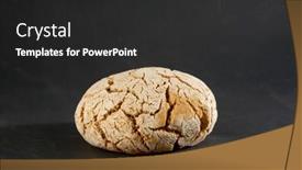  Presentation with shadow - Cool new presentation theme with loaf-isolated-on-black-background backdrop and a dark gray colored foreground