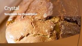  Presentation with bread - Amazing slides having loaf of bread backdrop and a coral colored foreground