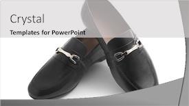  Presentation with blank whiteboard isolated on white - PPT layouts having loafers isolated on white background background and a light gray colored foreground