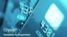  Presentation with deep - Cool new theme with loan facilities - credit cards macro small deep backdrop and a  colored foreground