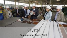  Presentation with company profile - Slide set with lobnya-jun-7-managers background and a light gray colored foreground