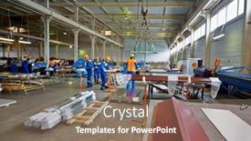  Presentation with plant structure - Beautiful PPT theme featuring lobnya-jun-7-workers backdrop and a coral colored foreground