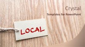  Presentation with brown wood texture - PPT theme enhanced with local-handwritten-paper-gift-box background and a lemonade colored foreground