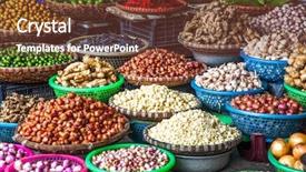  Presentation with vietnam hanoi - Cool new presentation with local market in hanoi vietnam backdrop and a tawny brown colored foreground