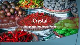  Presentation with vietnam hanoi - Audience pleasing slide deck consisting of local market in hanoi backdrop and a tawny brown colored foreground